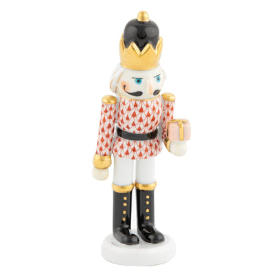 Herend Nutcracker With Gift Figurines Herend Rust 