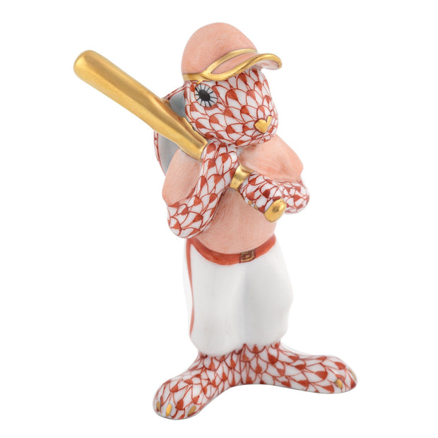 Herend Baseball Bunny Figurines Herend Rust 
