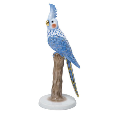 Herend Cockatiel Figurines Herend Blue 