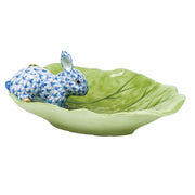 Herend Bunny On Cabbage Leaf Figurines Herend Blue 