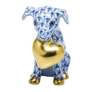 Herend Puppy Love Figurines Herend Blue 