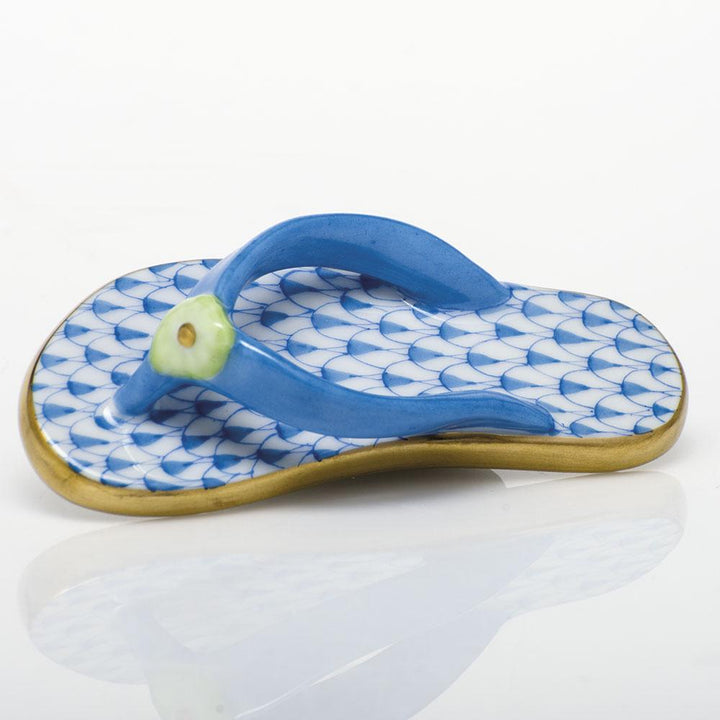 Herend Flip Flop Figurines Herend Blue 