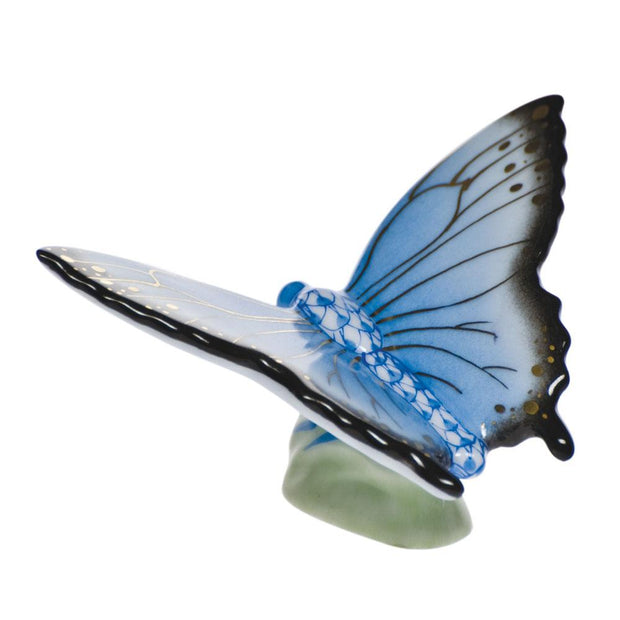 Herend Butterfly Figurines Herend Blue 