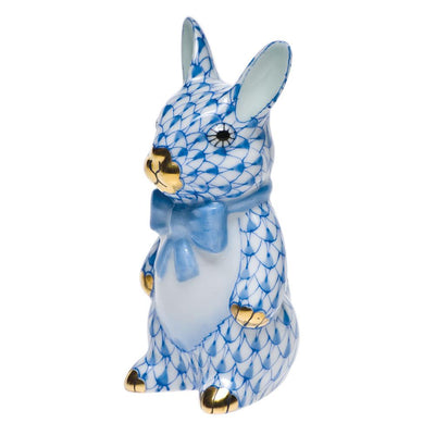 Herend Bunny W/Bowtie Figurines Herend 