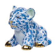Herend Little Tiger Cub Figurines Herend Blue 