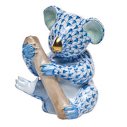 Herend Little Koala Figurines Herend Blue 