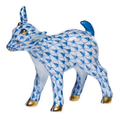 Herend Baby Goat Figurines Herend Blue 