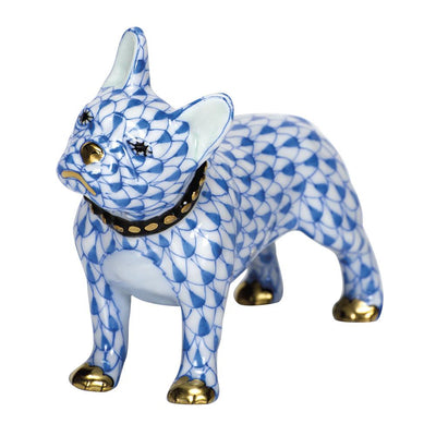 Herend Frenchie Figurines Herend Blue 