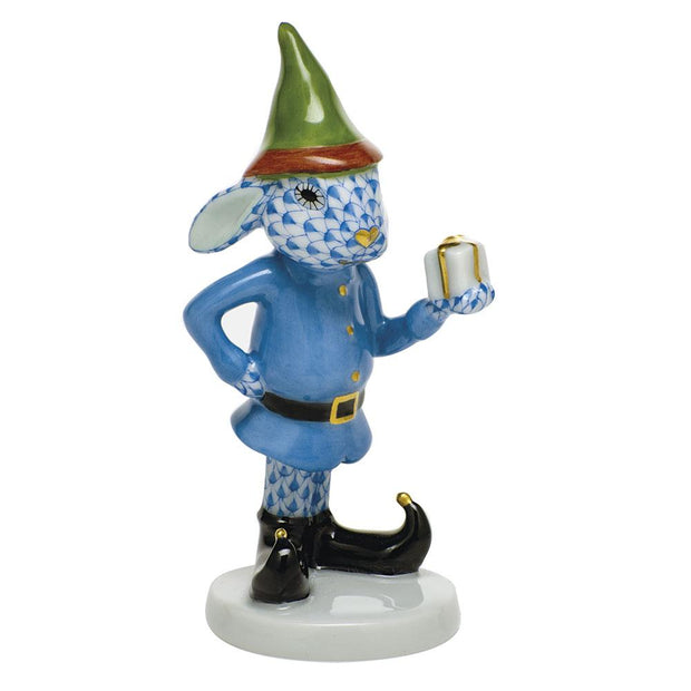 Herend Elf Bunny Figurines Herend Blue 