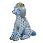 Herend Poodle Figurines Herend Blue 
