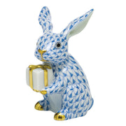 Herend Celebration Bunny Figurines Herend Blue 