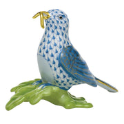 Herend Early Bird Gets The Worm Figurines Herend Blue 