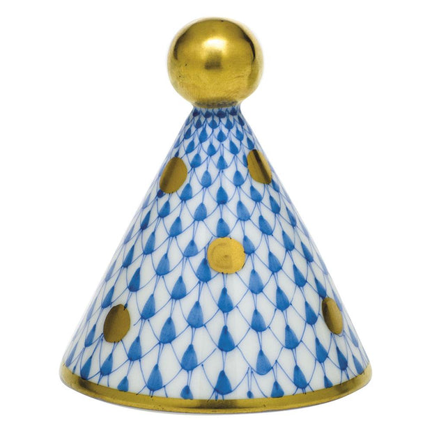 Herend Party Hat Figurines Herend Blue 