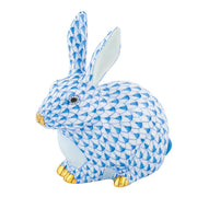 Herend Chubby Bunny Figurines Herend Blue 