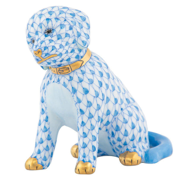 Herend Good Dog Figurines Herend Blue 