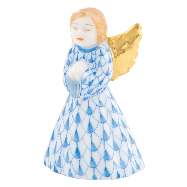 Herend Petite Praying Angel Figurines Herend Blue 