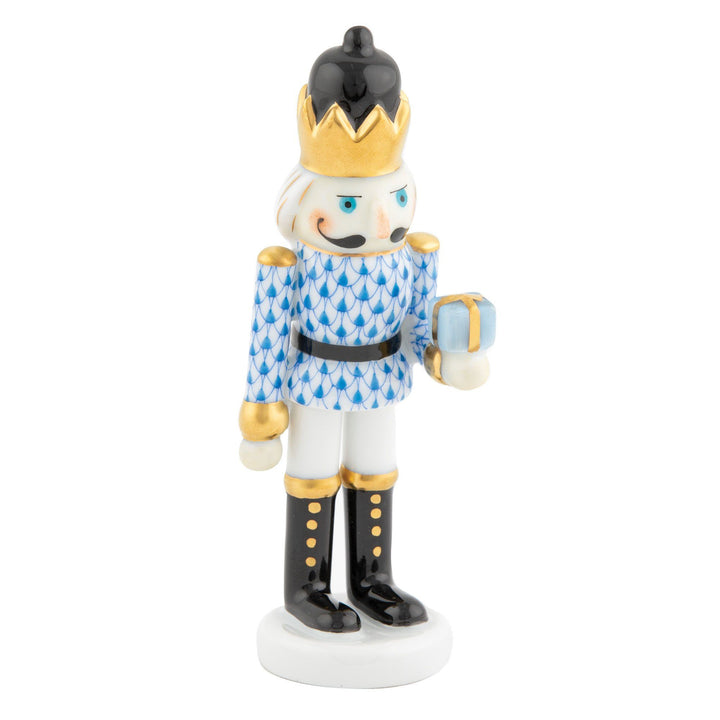 Herend Nutcracker With Gift Figurines Herend Blue 