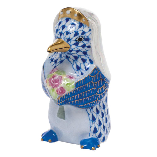 Herend Penguin Bride Figurines Herend Sapphire 