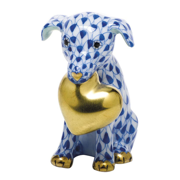 Herend Puppy Love Figurines Herend Sapphire 