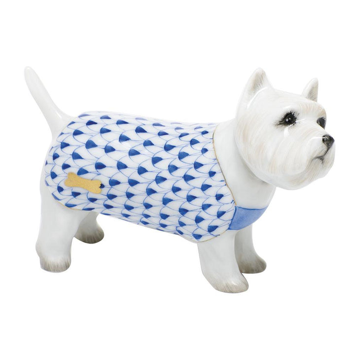 Herend West Highland Terrier Figurines Herend Sapphire 