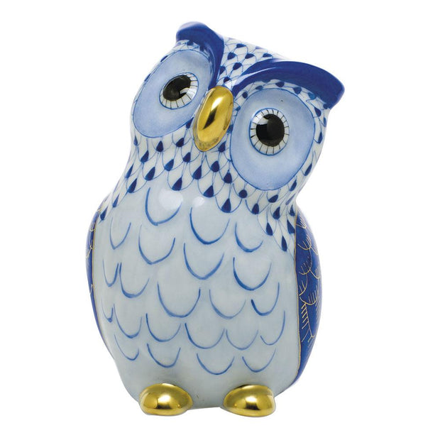 Herend Owl Figurines Herend Sapphire 