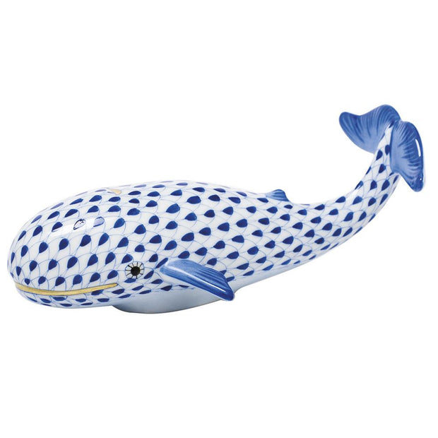 Herend Whale Figurines Herend Sapphire 