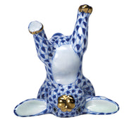 Herend Handstand Bunny Figurines Herend Sapphire 