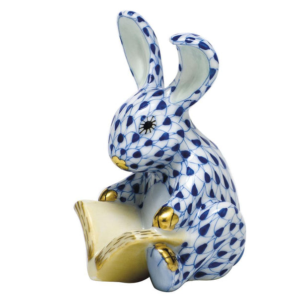 Herend Storybook Bunny Figurines Herend Sapphire 
