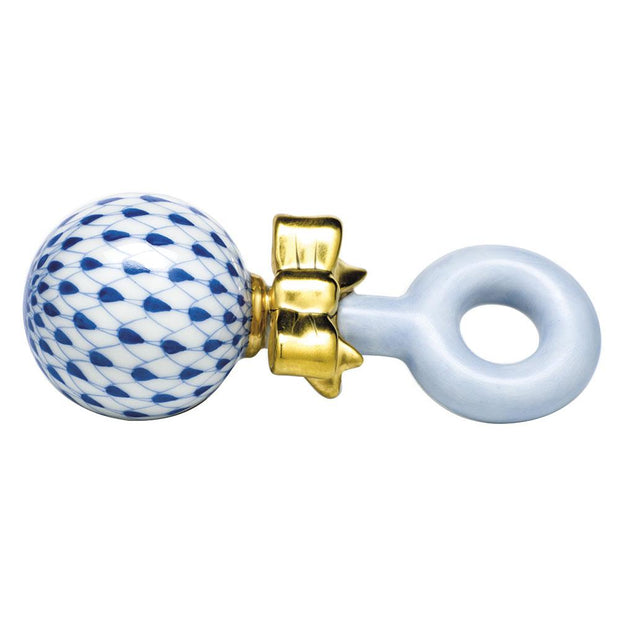 Herend Baby Rattle Figurines Herend Sapphire 