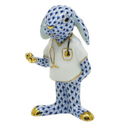 Herend Medical Bunny Figurines Herend Sapphire 