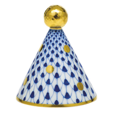 Herend Party Hat Figurines Herend Sapphire 