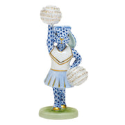 Herend Cheerleader Bunny Figurines Herend Sapphire 
