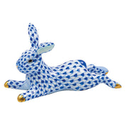 Herend Lounging Bunny Figurines Herend Sapphire 