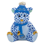 Herend Winter Bear Figurines Herend Sapphire 