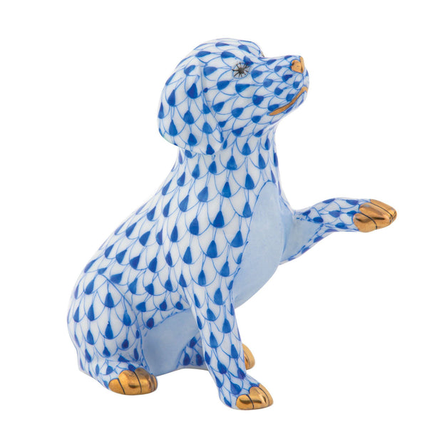 Herend Shaking Hands Figurines Herend Sapphire 