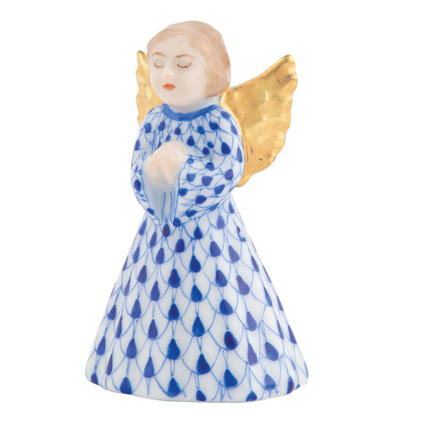 Herend Petite Praying Angel Figurines Herend Sapphire 