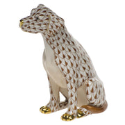Herend Seated Dog Figurines Herend Chocolate 