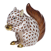 Herend Baby Squirrel Figurines Herend Chocolate 