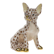 Herend Chihuahua Figurines Herend Chocolate 