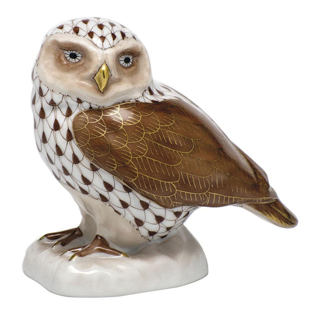 Herend Burrowing Owl Figurines Herend Chocolate 