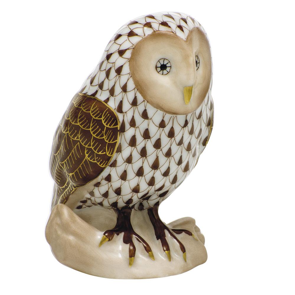 Herend Barn Owl Figurines Herend Chocolate 