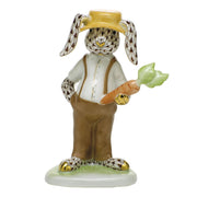Herend Farmer Bunny Figurines Herend Chocolate 