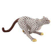 Herend Small Cheetah Figurines Herend Chocolate 