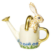 Herend Watering Can Bunny Figurines Herend Butterscotch 