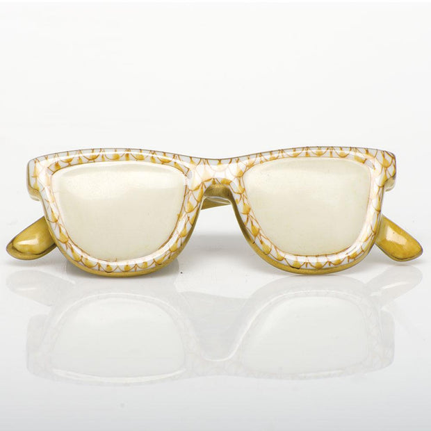 Herend Sunglasses Figurines Herend Butterscotch 