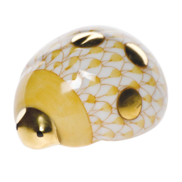 Herend Lucky Ladybug Figurines Herend Butterscotch 