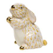 Herend Pudgy Bunny Figurines Herend Butterscotch 