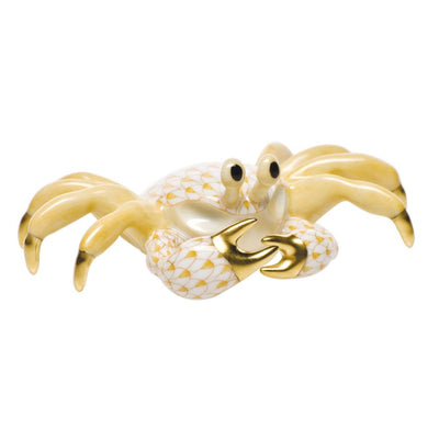 Herend Ghost Crab Figurines Herend Butterscotch 