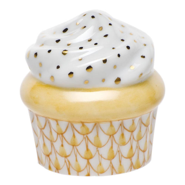 Herend Cupcake Figurines Herend Butterscotch 