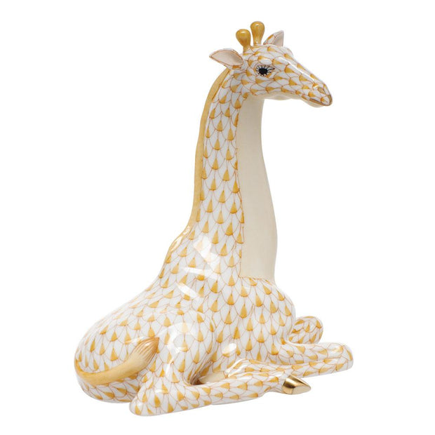 Herend Giraffe Figurines Herend Butterscotch 
